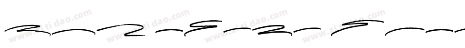 Big loada splatter字体转换
